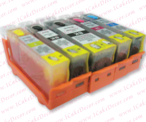 Edible Refillable Color Cartridge Set